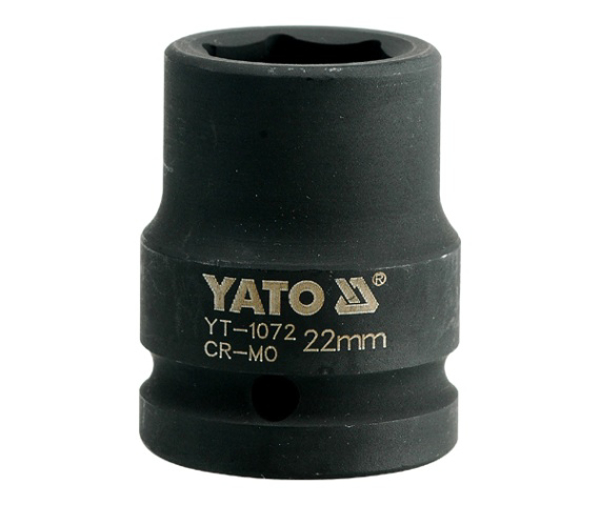Poza cu YATO Cheie tubulara hexagonala de impact 3/4'' 22mm 1072 (YT-1072)