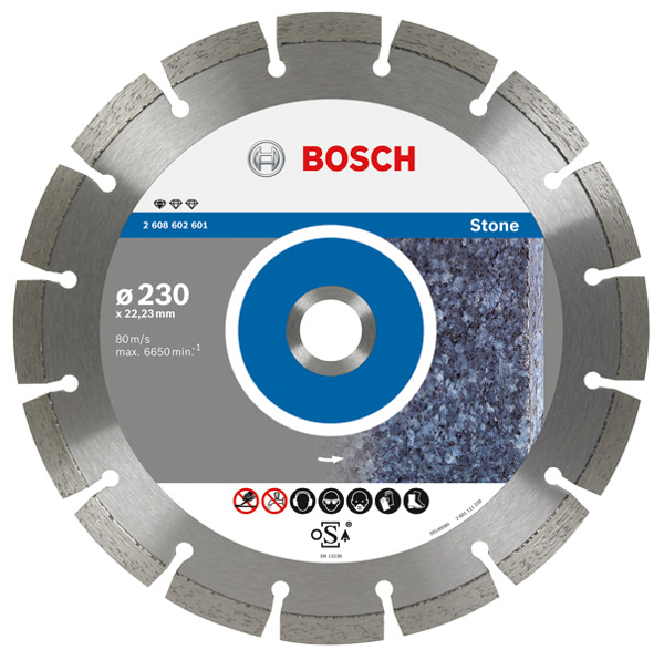 Poza cu BOSCH disc diamantat 350x25,4 SEG STONE (2608602603)