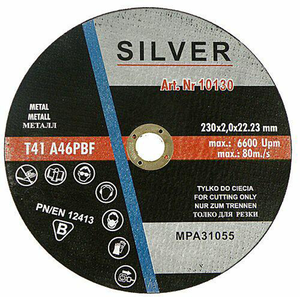 Poza cu SILVER Disc debitare metal 230 x 2,0 x 22,2mm (10130)
