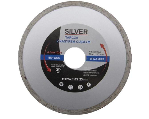 Poza cu SILVER Disc diamantat 125 x 5,0 x 22,2mm (10231)