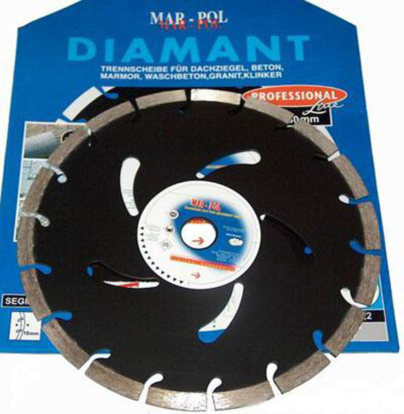Poza cu MAR-POL Disc diamantat segmentat 350x25,4x10 Black MP (M08738)