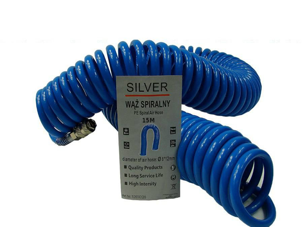Poza cu SILVER CABLE / PNEUMATIC HOSE BLUE 8 x 12mm 15m (10550/15)