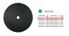 Poza cu INCOFLEX Disc debitare metal 300 x 3,2 x 32mm (M41-300-3.2-32A24R)