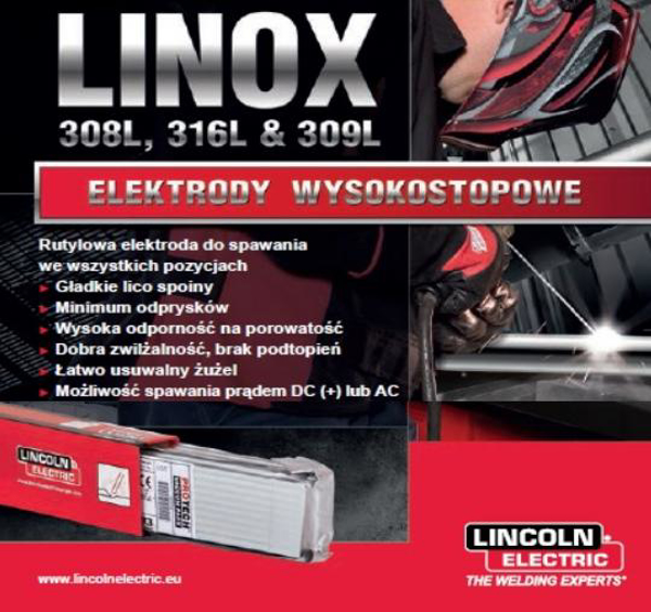Poza cu LINCOLN Electrod sudura LINOX 309L 4,0 x 450 mm 3,20kg (610158)