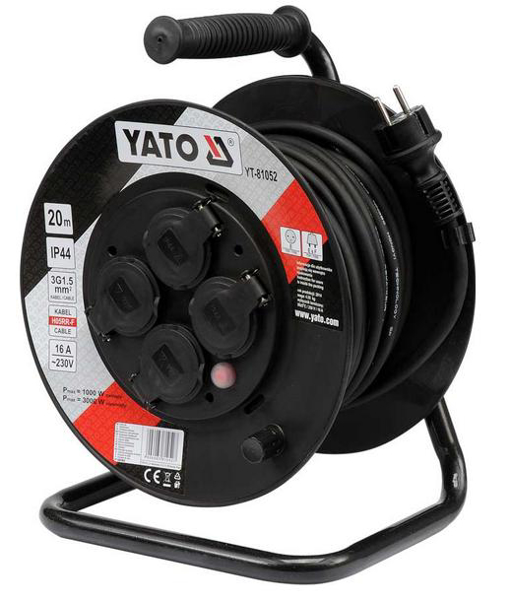 Poza cu YATO PRELUNGITOR 40m 3 x 1,5mm2 IP44 81054 (YT-81054)