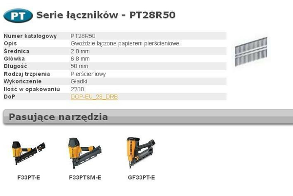 Poza cu BOSTITCH NAILS F 2.50 x 60mm RING 9000 Buc. F250R60Q (F250R60Q)