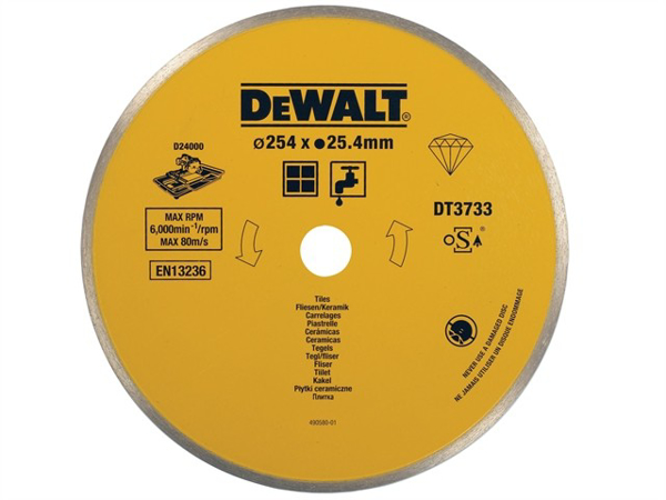 Poza cu DEWALT Disc diamantat 250x1,6x25,4mm (DT3733-XJ)