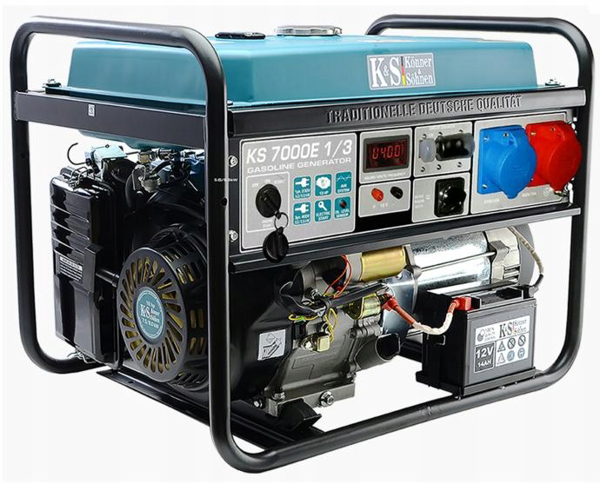 Poza cu KÖNNER & SÖHNEN Generator 5,0kW 230/400V AVR VST KS7000E-1/3 (KS7000E-1/3)