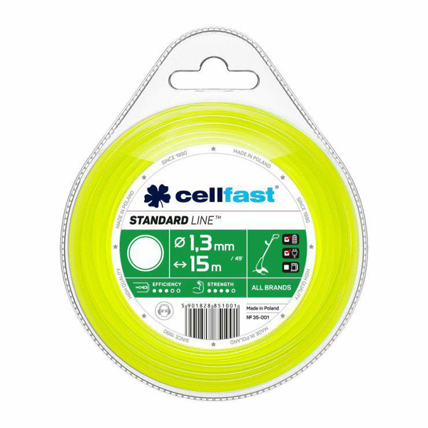Poza cu CELLFAST Linie de nylon CELL-FAST 2.7*15m/OK. (35-006)