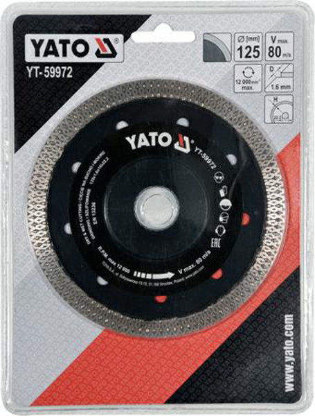 Poza cu YATO Disc diamantat 125mm (YT-59972)