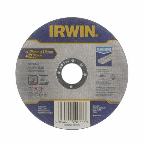 Poza cu IRWIN Disc taiere 125mm x 1,6mm x 22,23mm (IW8082131)